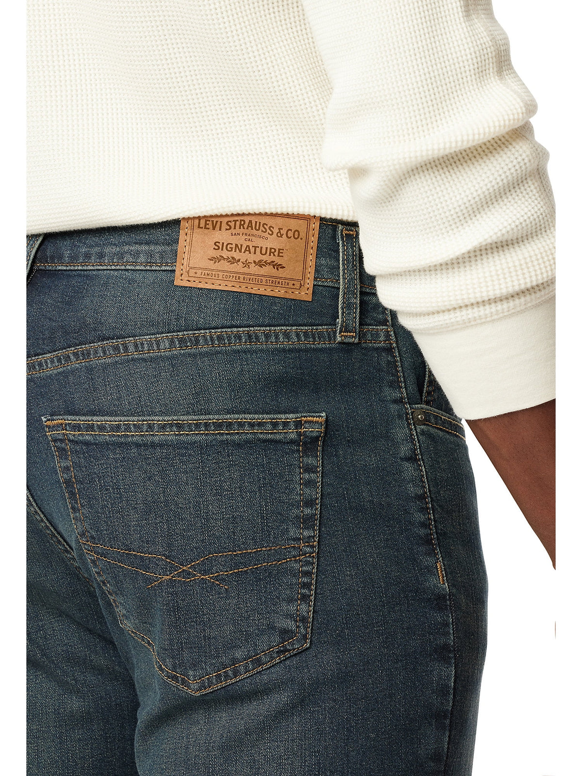 Levi Strauss Signature Men's Straight Fit Jeans