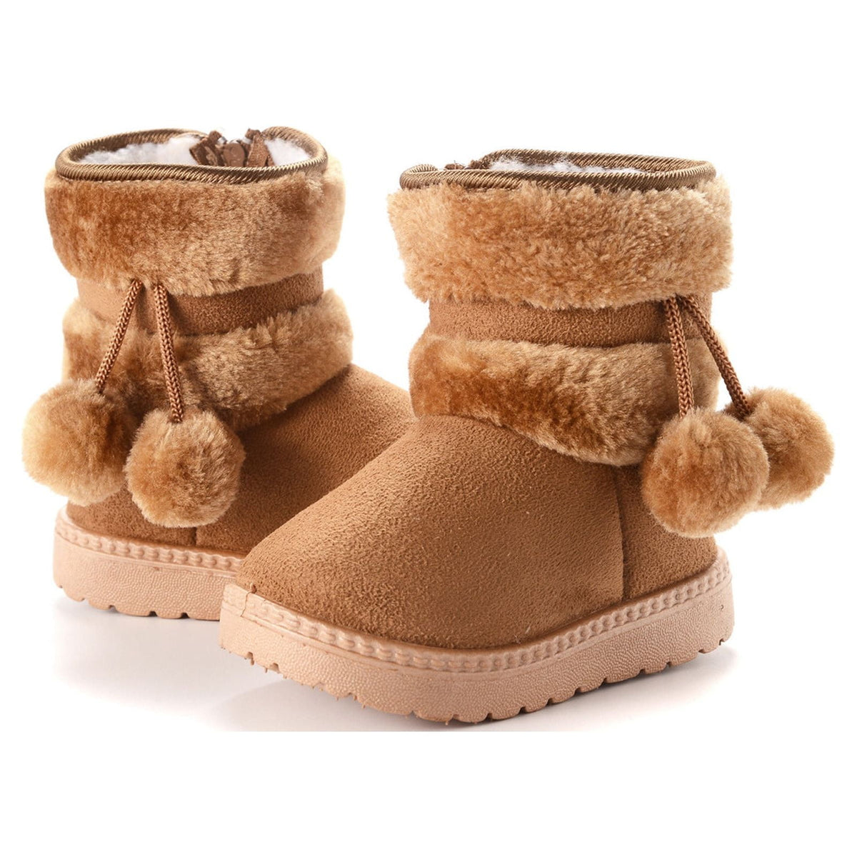 Boots Gift for Girls Girl's Winter Snow Boots Warm Faux Fur Lined Short Fashion Boot(Toddler/Little Kid) Save Big