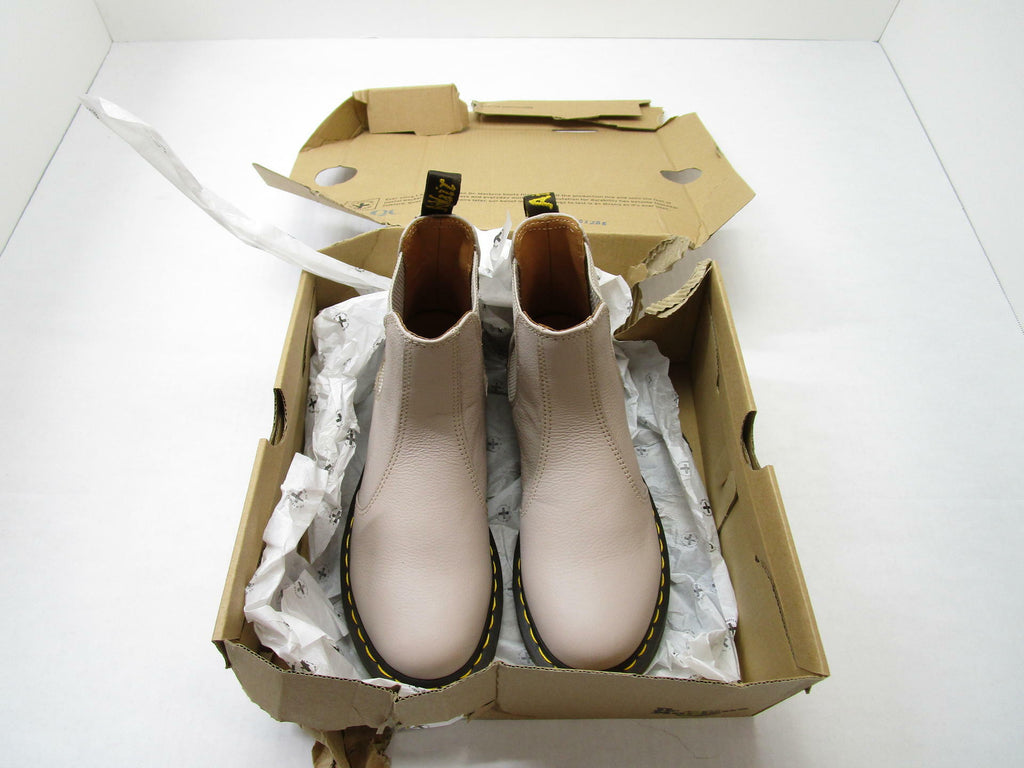 Dr. Martens Women's 2976 Virginia Chelsea Boot, Vintage Taupe, Size - US 8