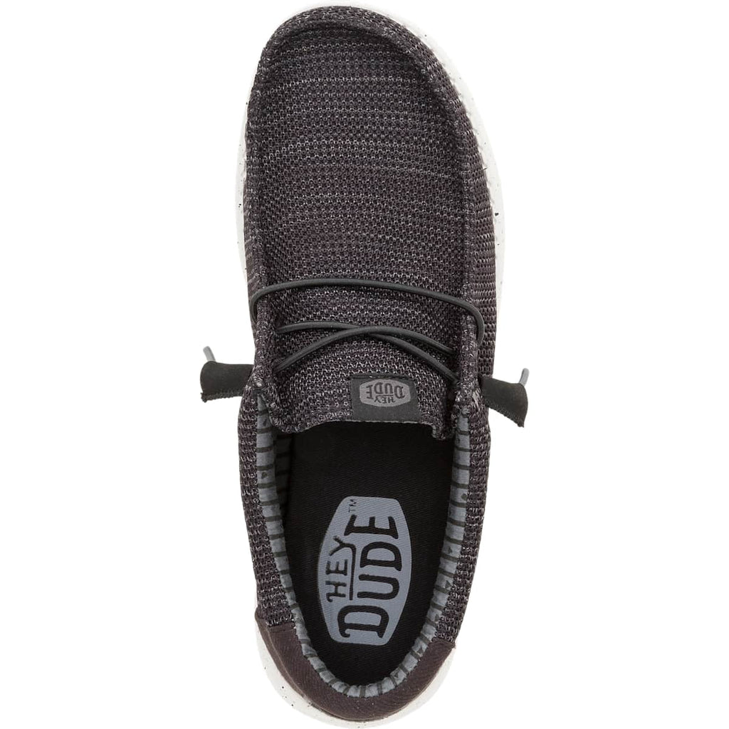 HEYDUDE Men Wally Stretch Sox Wide, Gray, 12