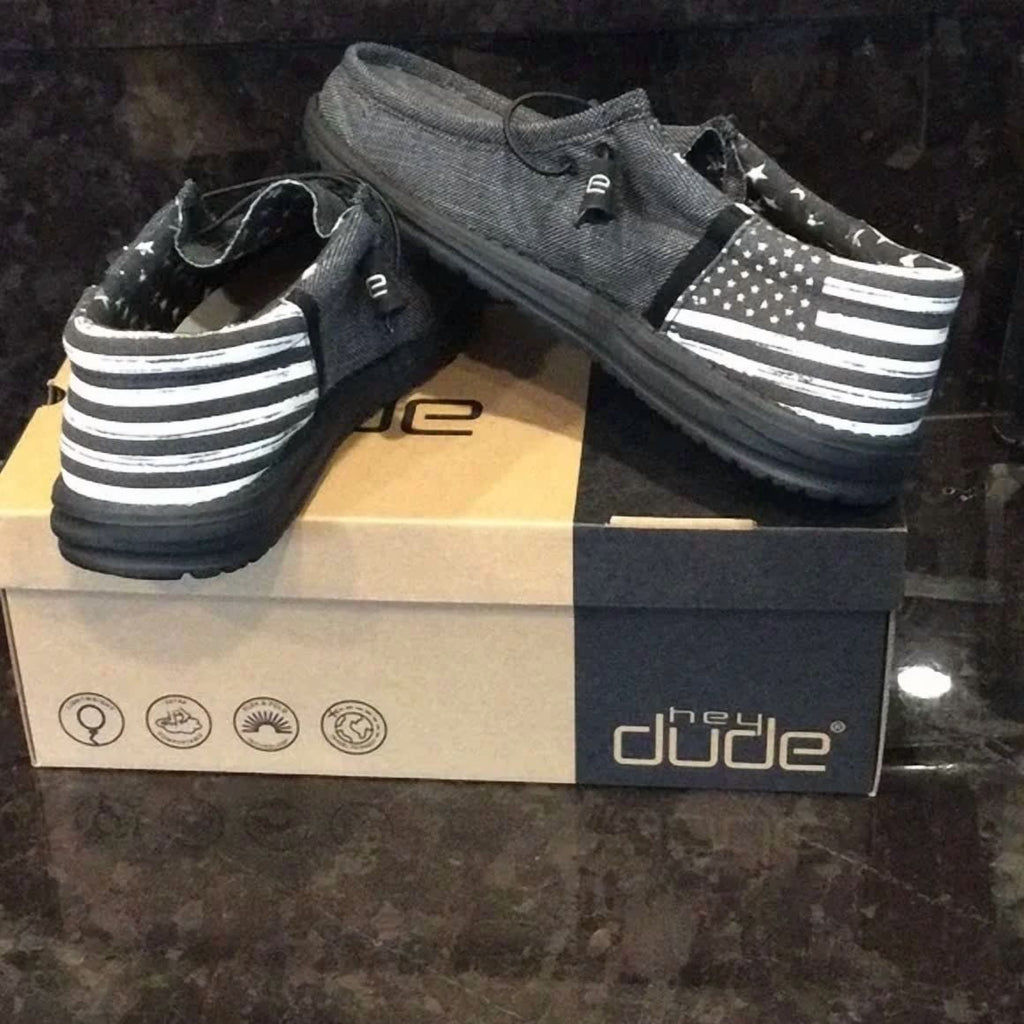 Hey Dude Wally Funk Break Patriotic Shoes
