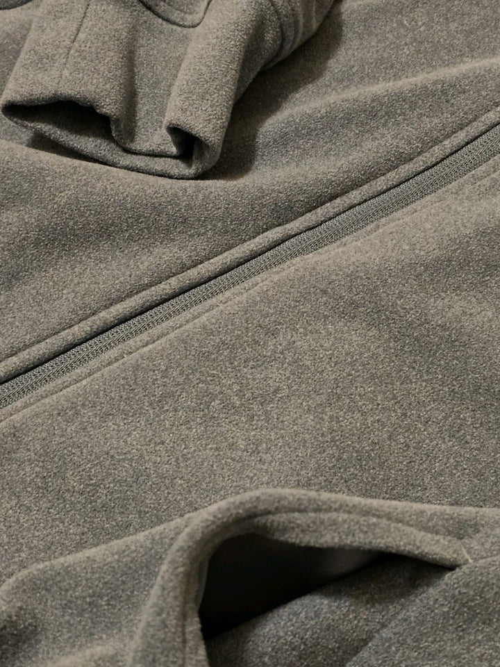 Hi-Tec Women's Super Cozy Full Zip Tech Fleece Gray Size Medium