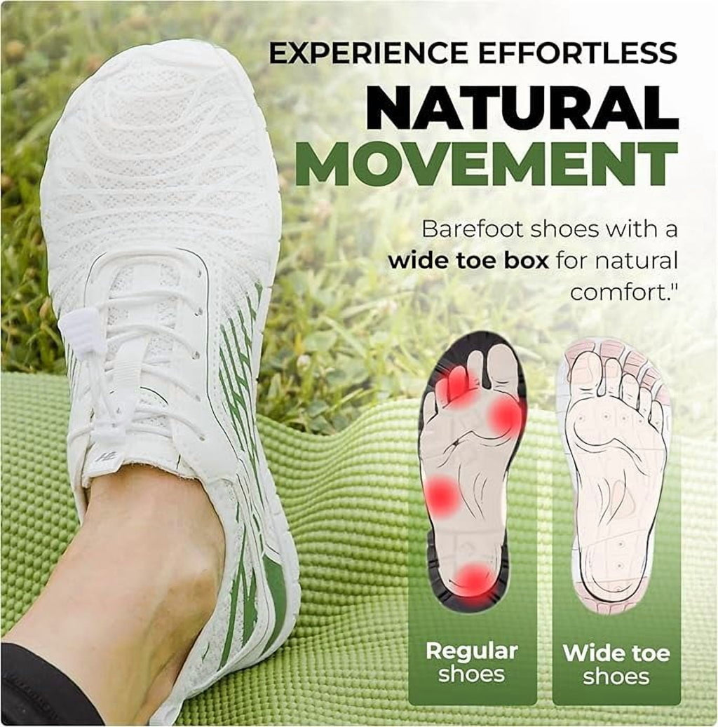 Hike Footwear HF Signature Barefoot Shoes for Women Men | Wide Toe Box | Zero Drop | Minimalist Walking Hiking Shoes | Lightweight Comfortable
