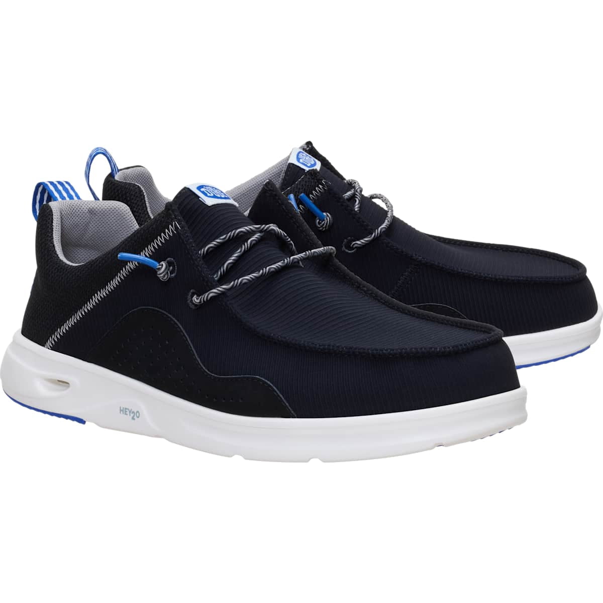 HEYDUDE Men HEYDUDE Mens Wally Hey2O Mesh, Monument Grey/Dawn Blue, 11, Monument Grey/Dawn Blue, 11