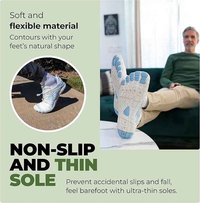 Hike Footwear Lazuli Pro Barefoot Walking Shoes for Women & Men, Wide Toe Box, Zero Drop, Unisex Hiking, Gym & Everyday Shoes