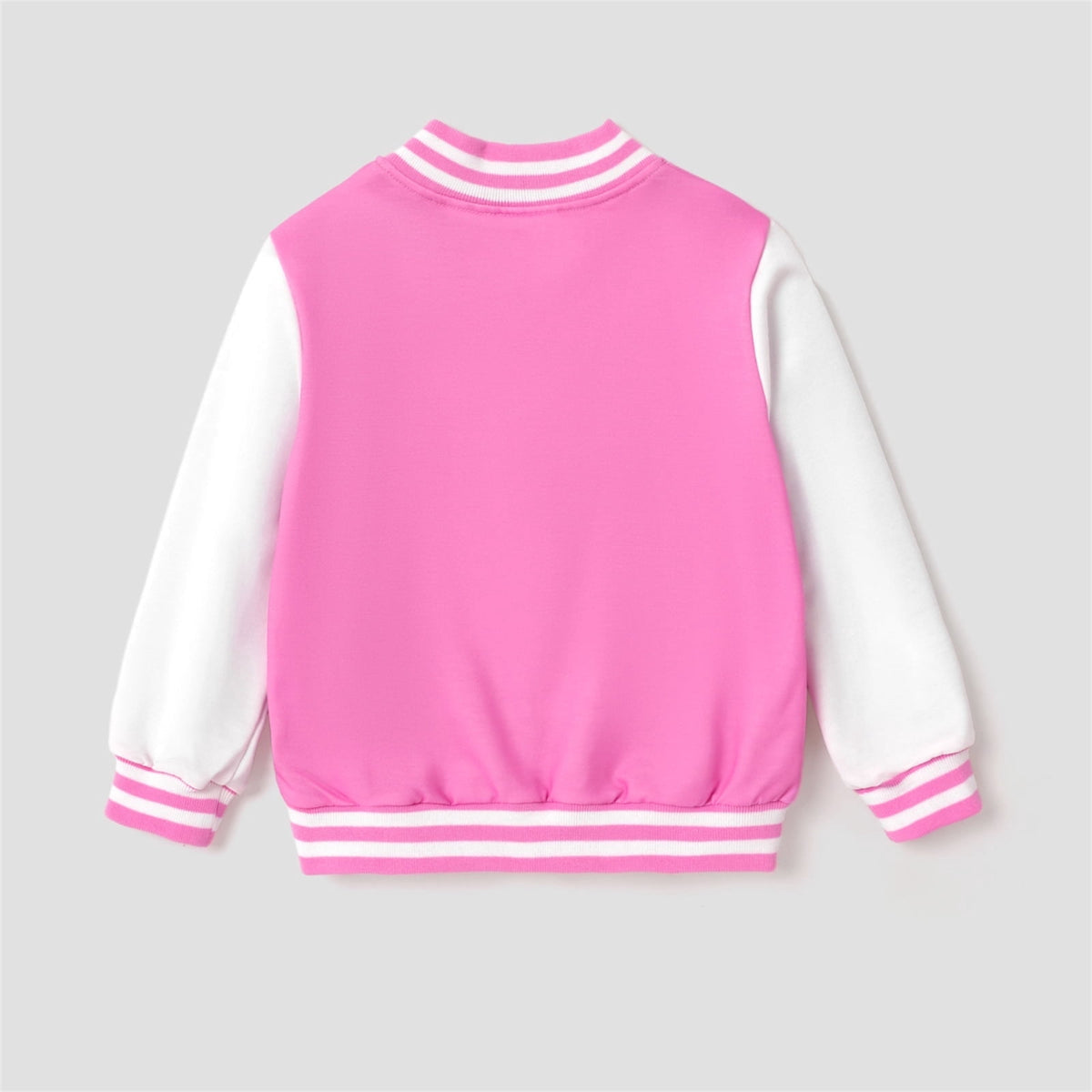 Disney Girls Bomber Jacket Minnie Mouse Colorblock Varsity Lightweight Sweatshirts Gift Fall Spring Sizes 3-10