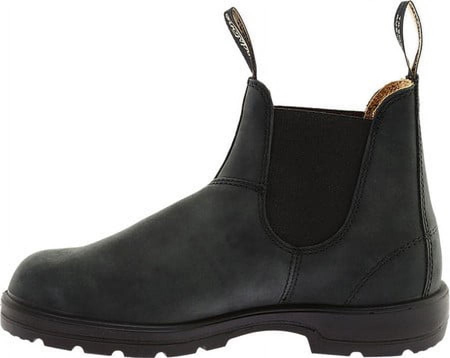 Blundstone Elastic Sided Lined Unisex Shoes Size 4.5, Color: Rustic Black
