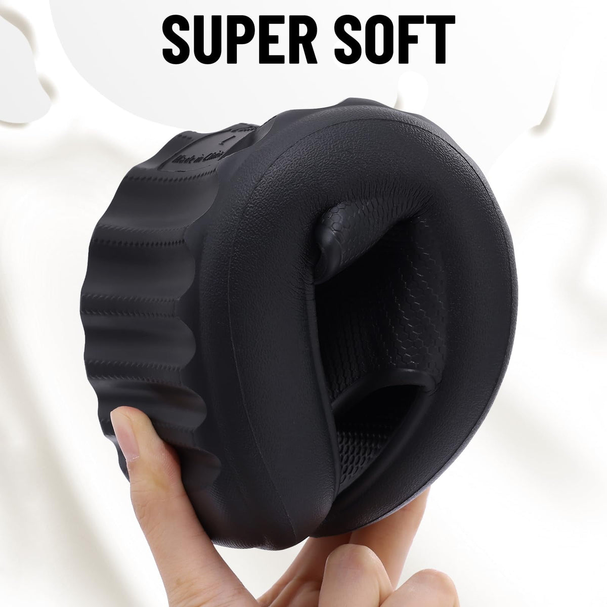 Litfun Cloud Slide Sandals for Women Men Summer Shower Shoes Soft Pillow Slippers Arch Support Beach Slides, Black