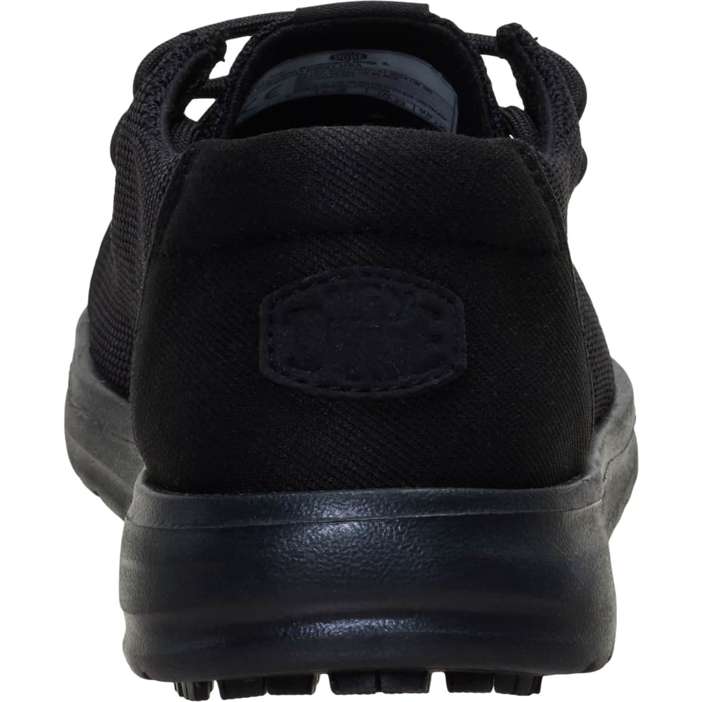HEYDUDE Women Wendy Work CE Slip Resistant, Black, 8