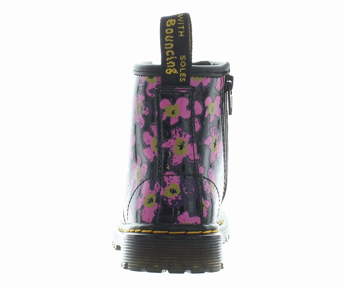 Dr. Martens 1460 Boot Infant/Toddler Shoes Size 10, Color: Black/Floral