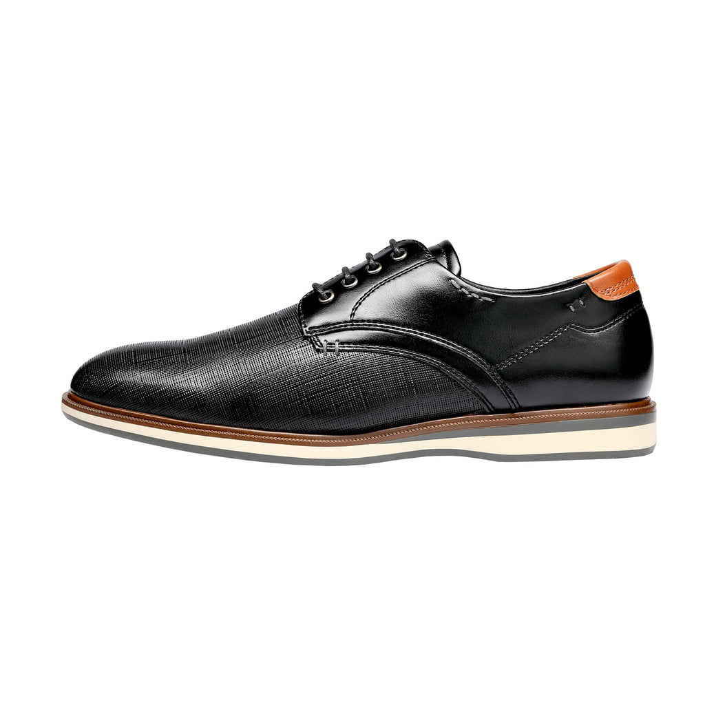 Bruno Marc Mens Casual Shoes Round Toe Classic Lace-up Oxford Shoes Dress Shoes LG19009M BROWN Size 8.5