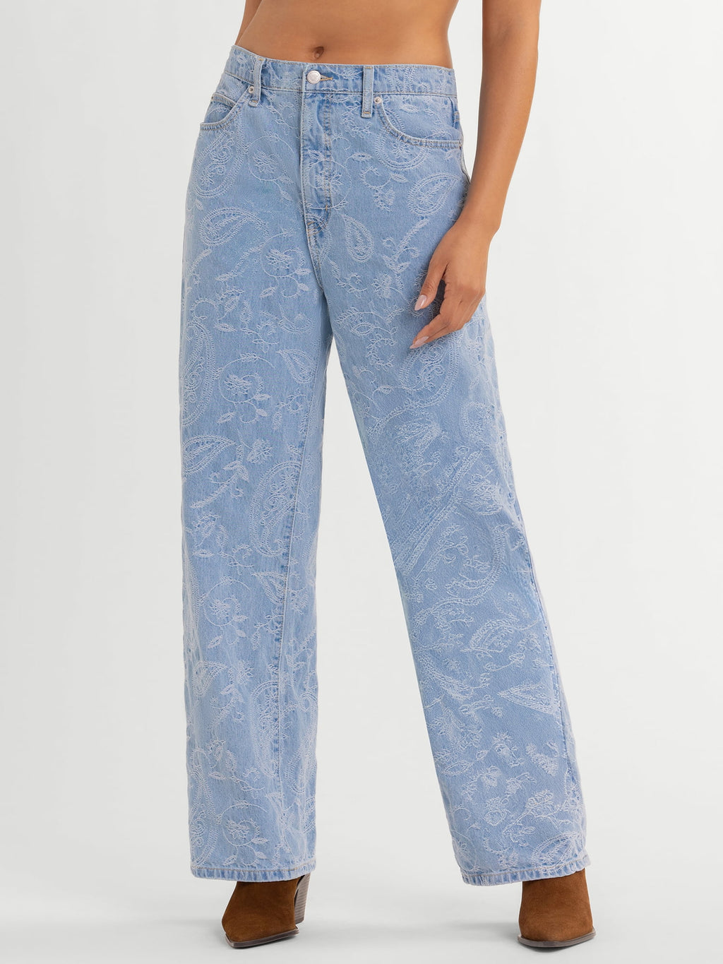 Jessica Simpson Women's Zinnia Wide Leg Jean, Sizes 2-16