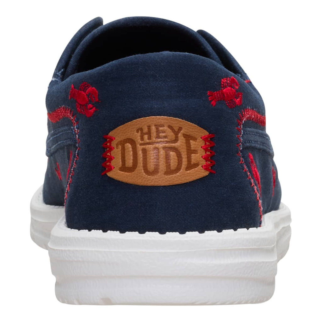 HEYDUDE Men Wally Cru Embroidered, Green/Multi, 11