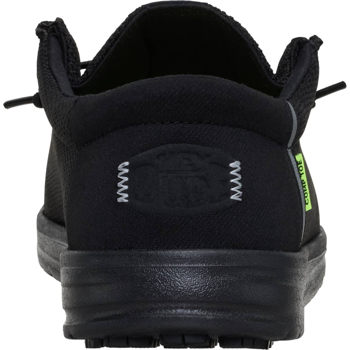 HEYDUDE Men Wally Work Comp Toe Wide, Black, 10