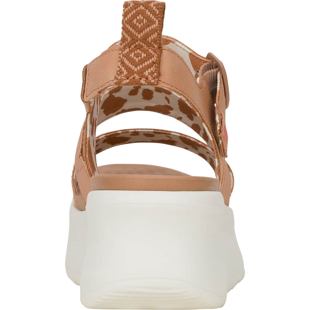 HEYDUDE Women Delray Buckle Classic, Tan, 6