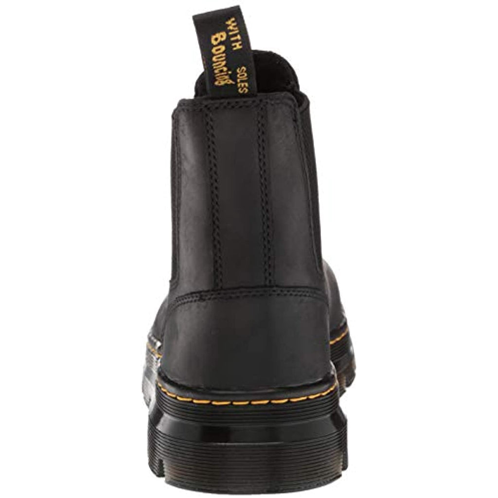 Dr. Martens Unisex Embury Chelsea Boot, Black Wyoming, 7 Women/6 Men
