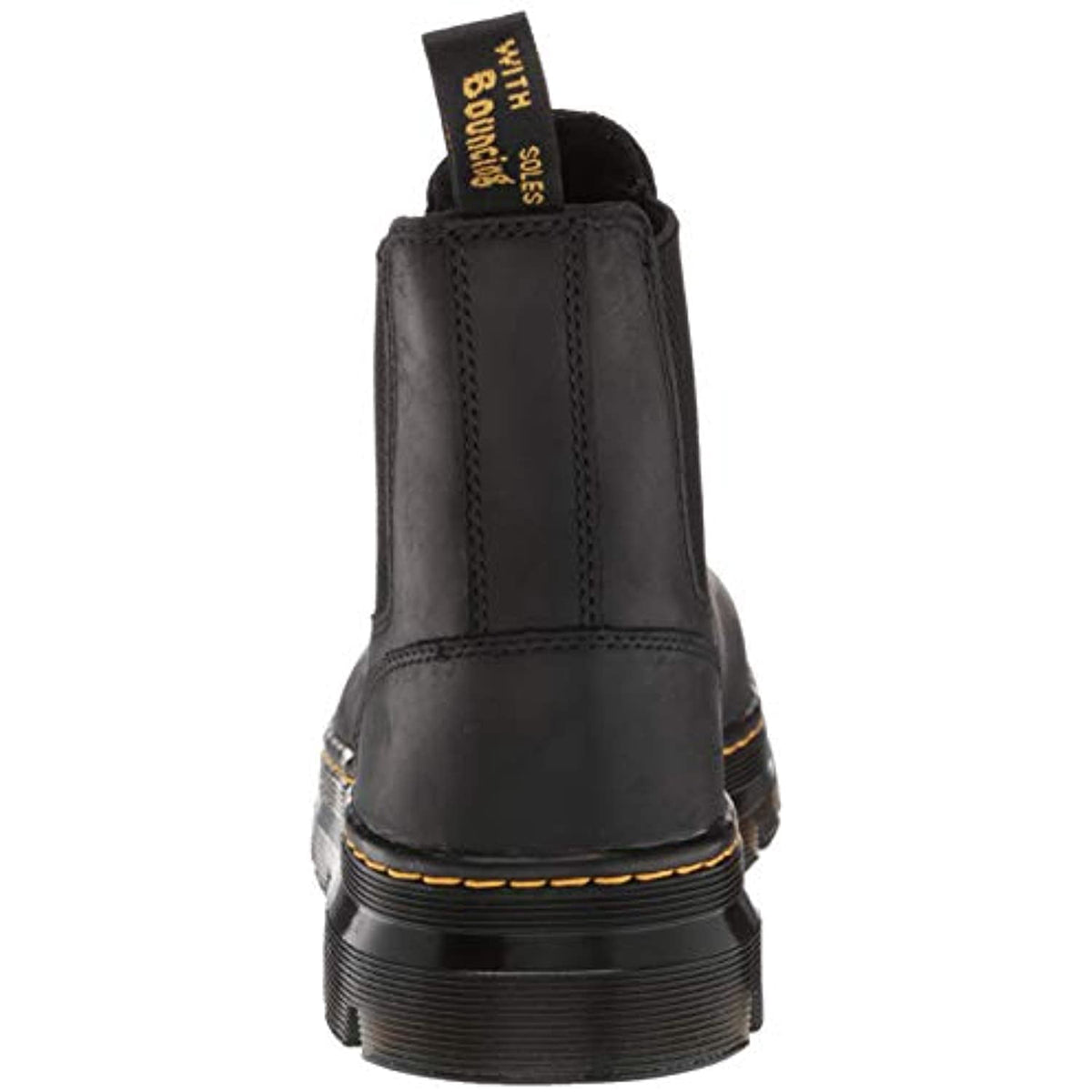 Dr. Martens Unisex Embury Chelsea Boot, Black Wyoming, 7 Women/6 Men