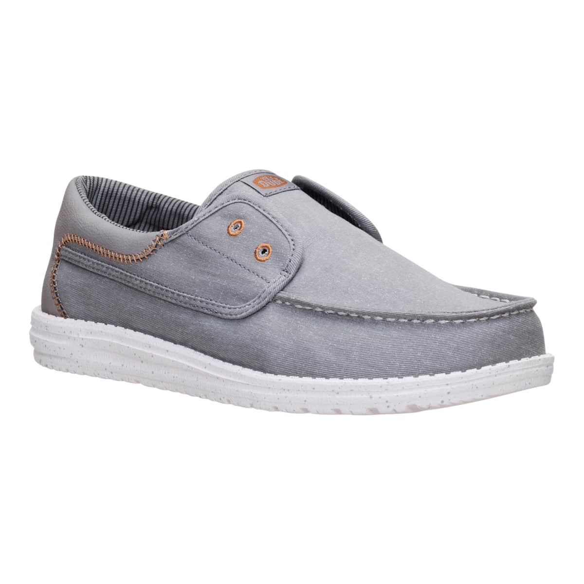 HEYDUDE Men Wally Cru Stretch Canvas, Ensign Blue, 10
