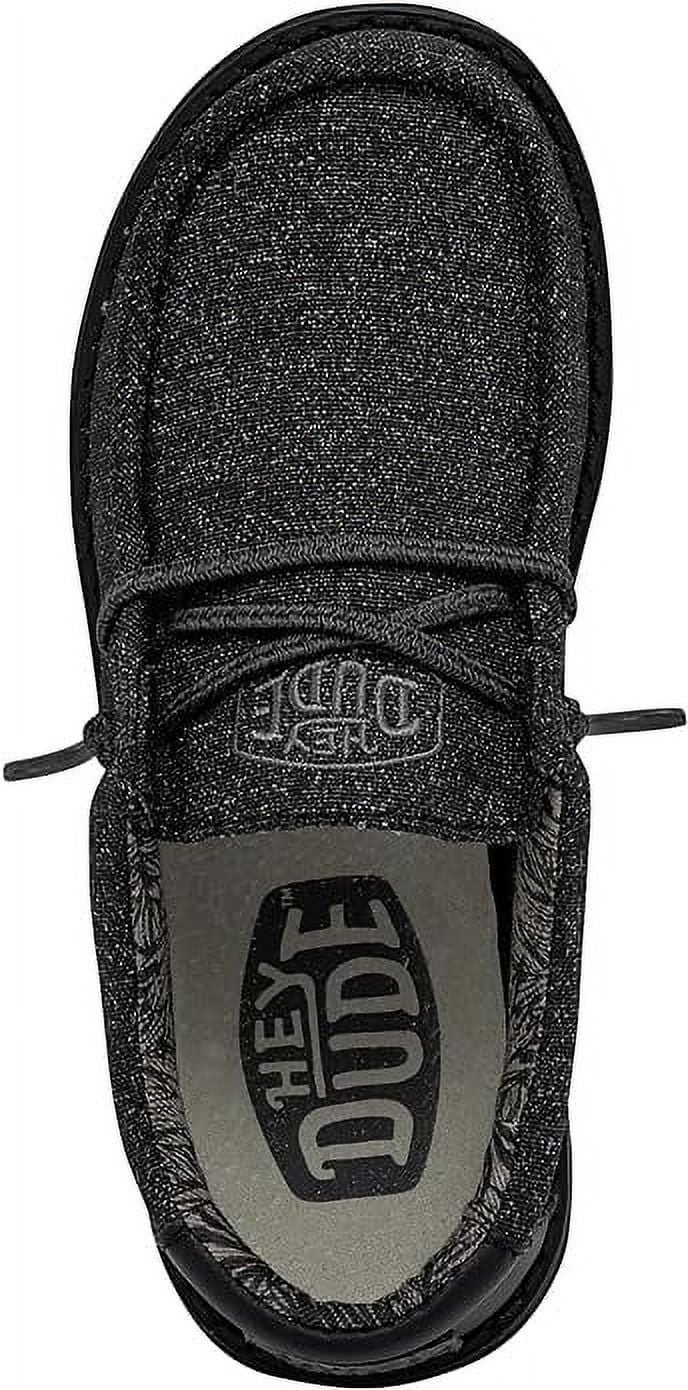 Hey Dude Boy's Shoes Wally Youth Basic Black, 12