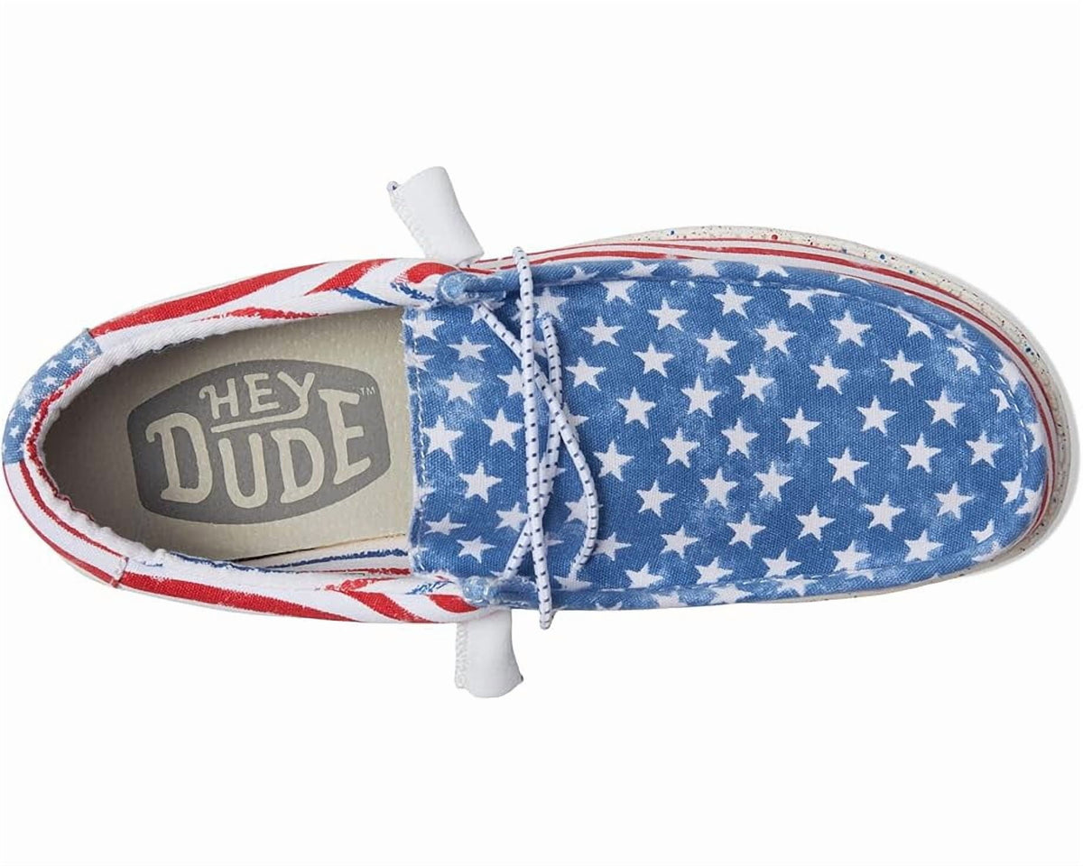 Hey Dude Wally Stars N Stripes Shoes