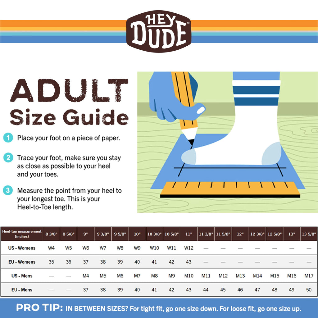 HEYDUDE Men's Wally Slip Sneaker Cream