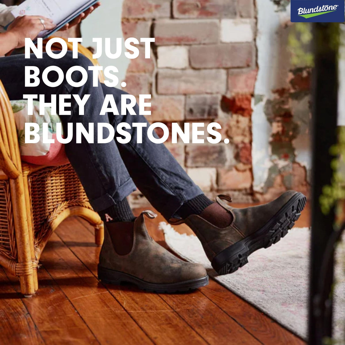 Blundstone 587 Unisex Classic Series Chelsea Boot for Men and Women with Shock Absorption and Premium Water Resistant Leather, Rustic Black, 6 US Men / 8 US Women / 5 AU - AUTHORIZED DEALER