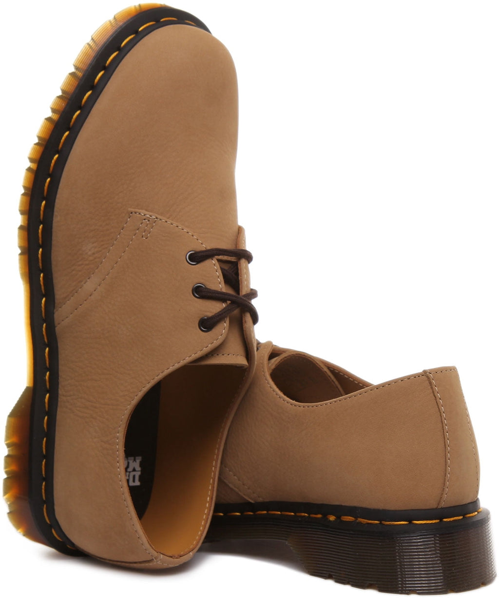 Dr. Martens 1461 Waterproof Nubuck 3 Eye Shoe