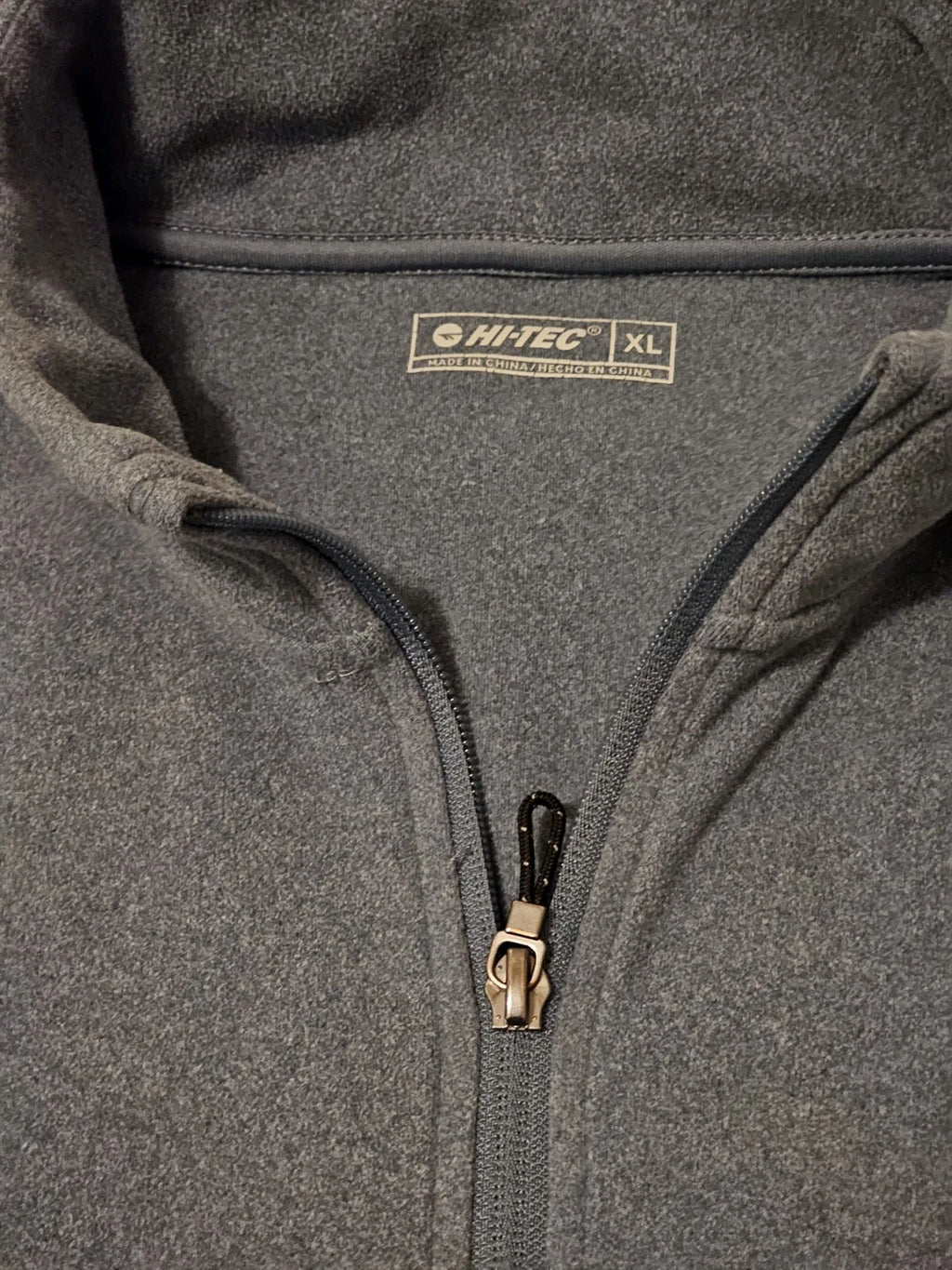 Hi-Tec Women's Super Cozy Full Zip Tech Fleece Gray Size Medium