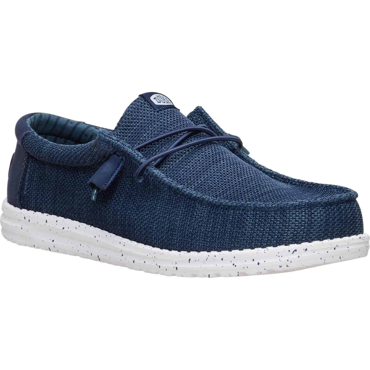 HEYDUDE Wally Stretch Sox Wide, Navy, 12