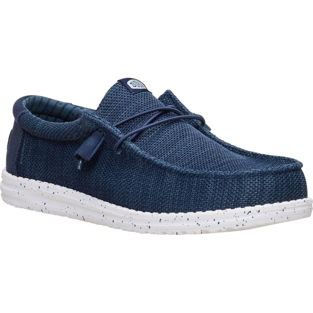 HEYDUDE Men Wally Stretch Sox Wide, Gray, 10