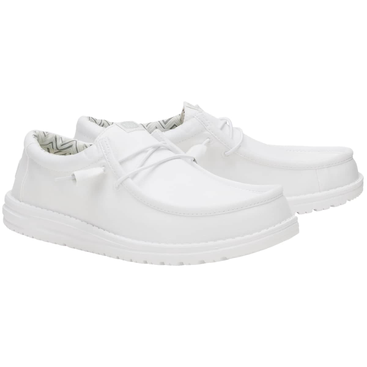 HEYDUDE Men Wally Stretch Canvas, Stone White, 9