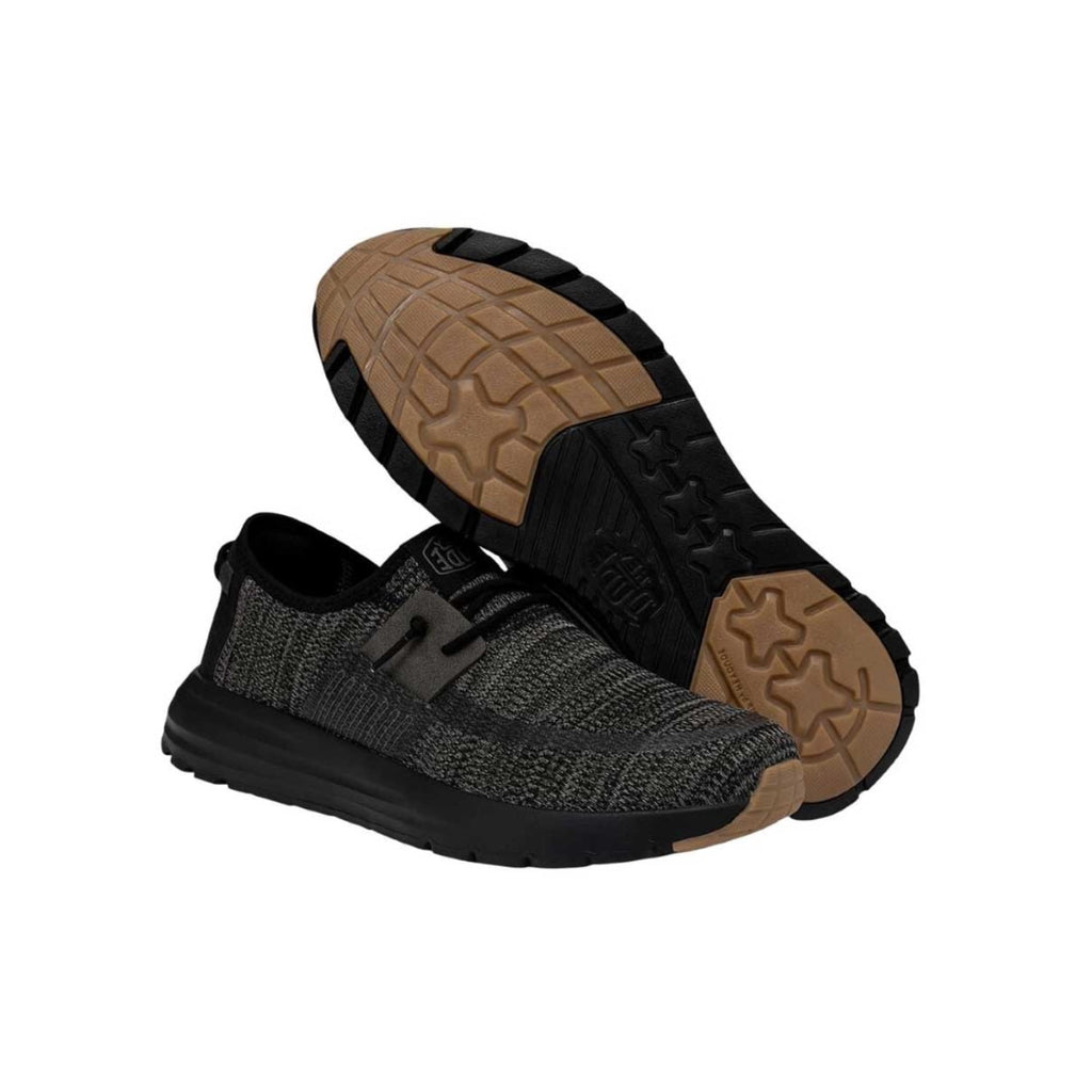 Mens Hey Dude Sirocco Black Night Tennis Shoe