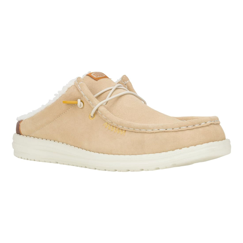 HEYDUDE Men's Wally Slip Sneaker Cream