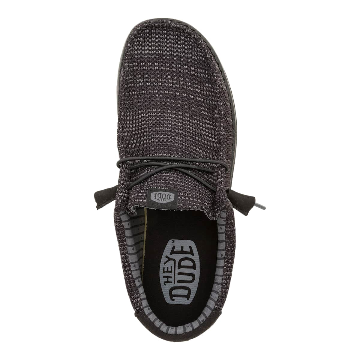 HEYDUDE Men Wally Stretch Sox Wide, Gray, 12