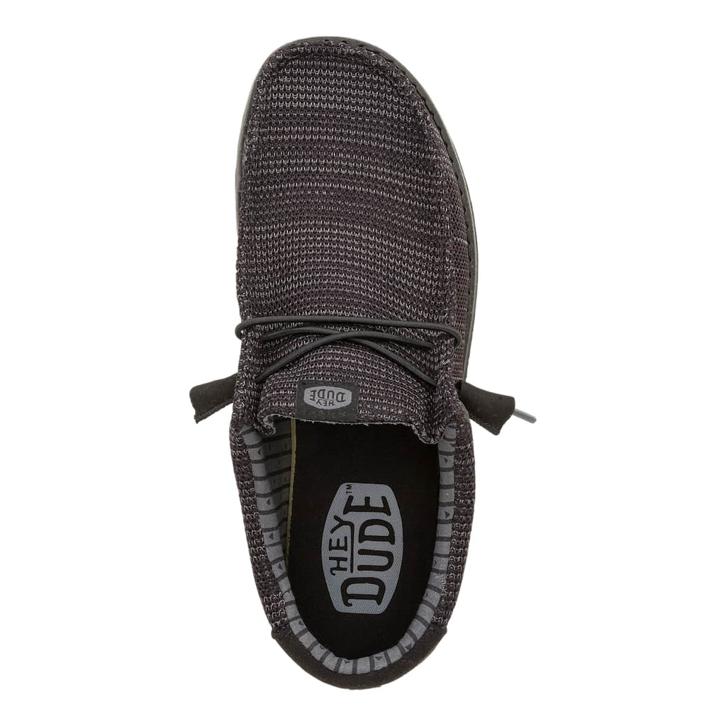 HEYDUDE Men Wally Stretch Sox Wide, Gray, 10