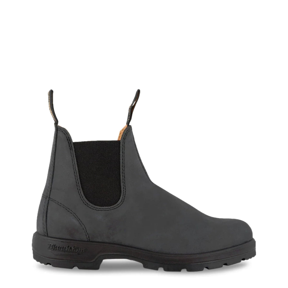 Blundstone Elastic Sided Lined Unisex Shoes Size 4.5, Color: Rustic Black
