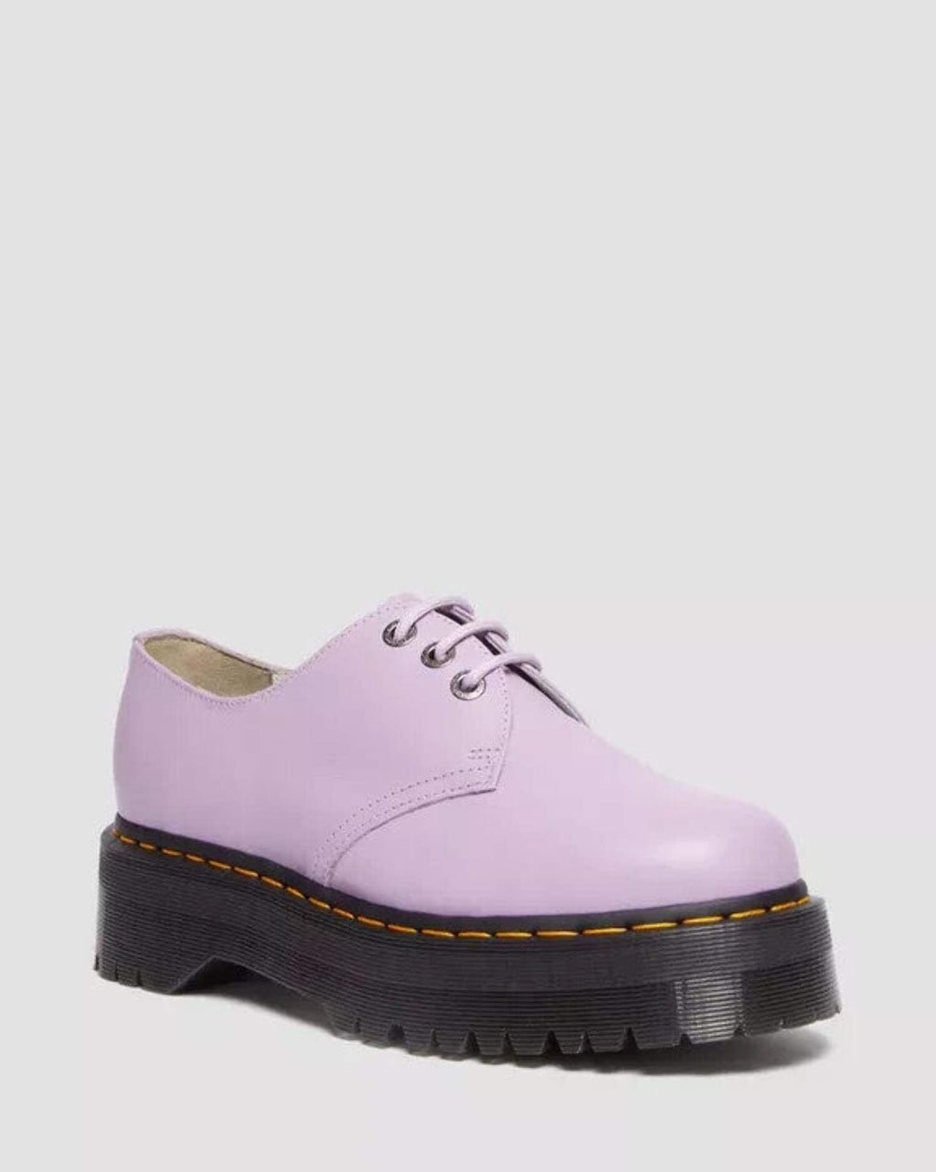 Dr. Martens 1461 Quad II 30612308 Unisex Purple Leather Platform Shoes KHD1939