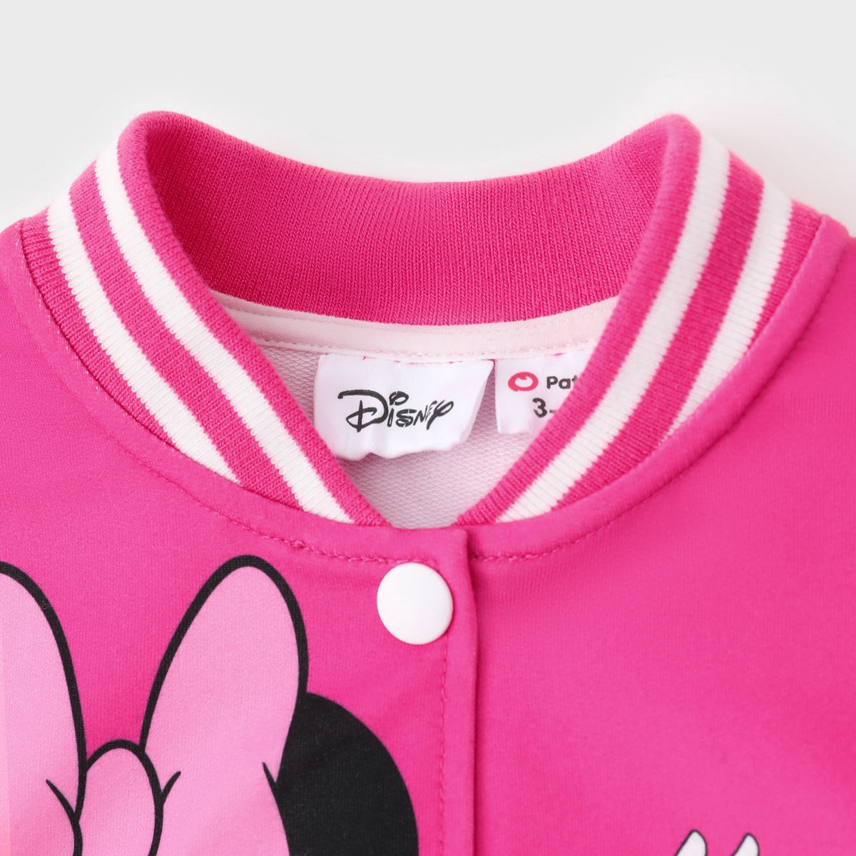 Disney Girls Bomber Jacket Minnie Mouse Colorblock Varsity Lightweight Sweatshirts Gift Fall Spring Sizes 3-10