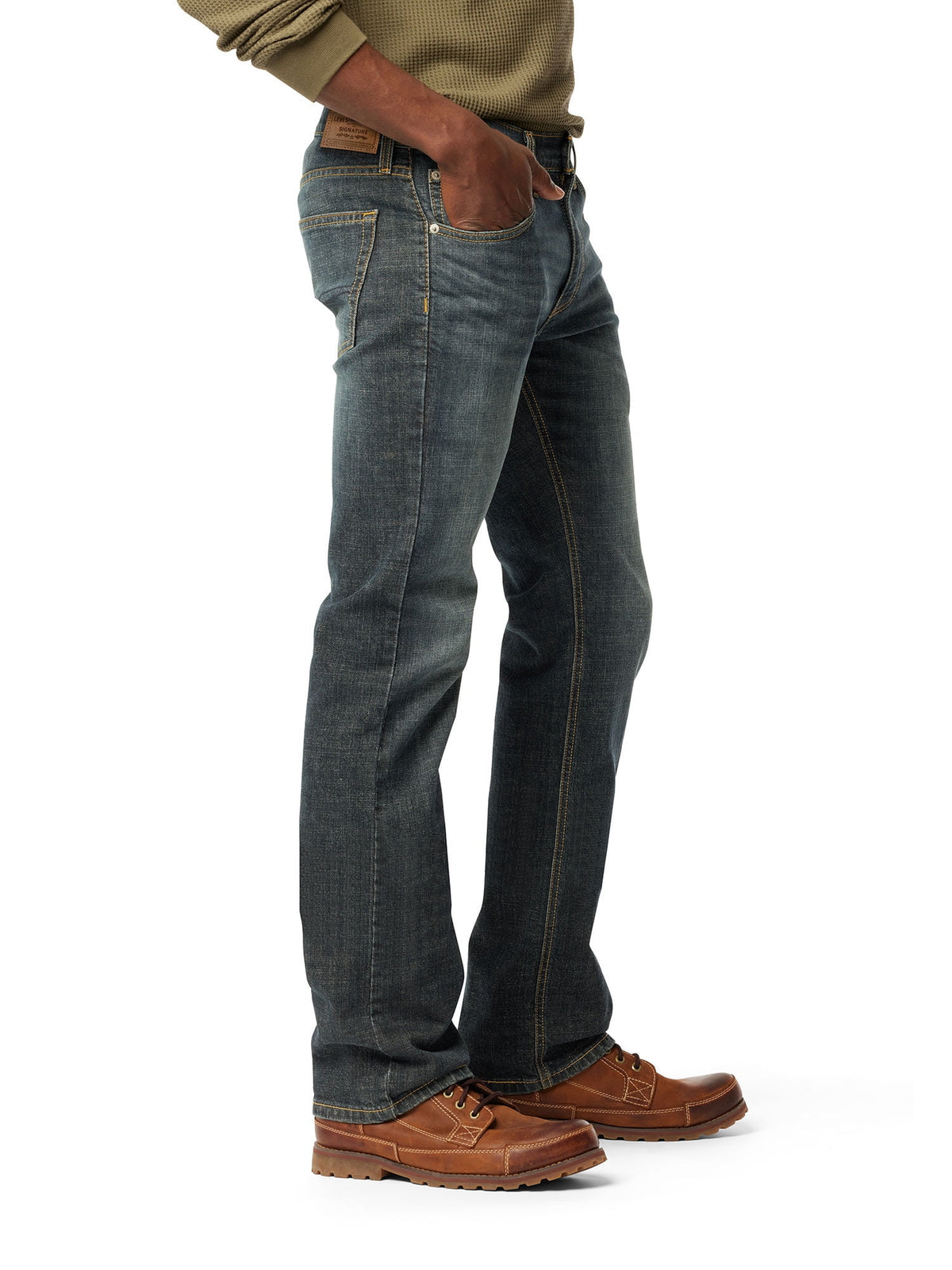 Levi Strauss Signature Men's and Big and Tall Bootcut Jeans