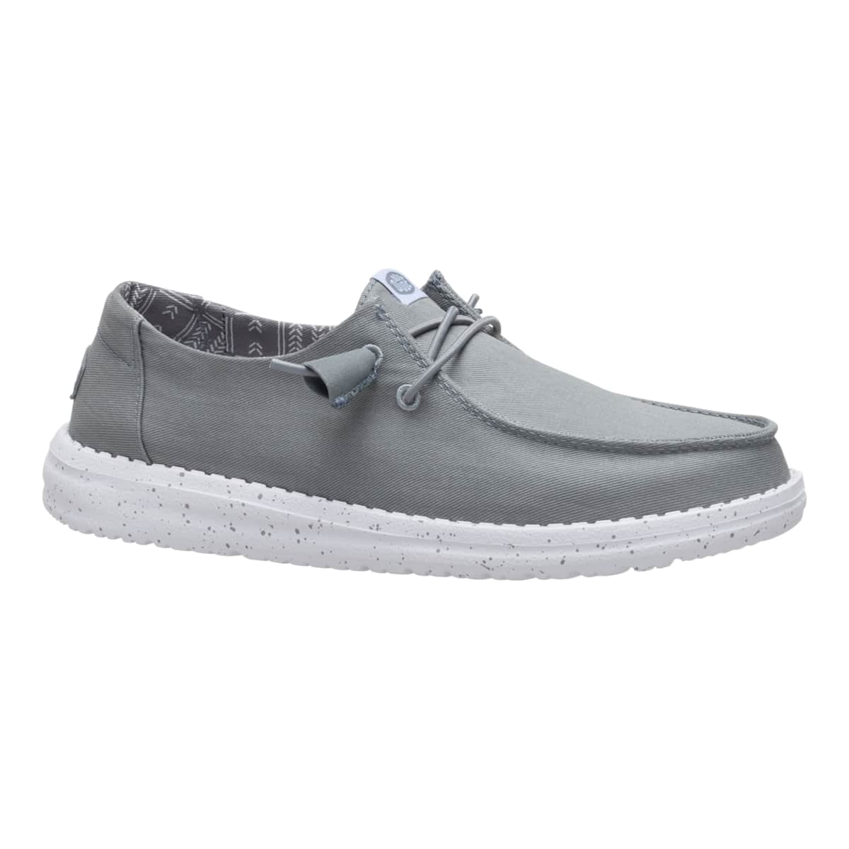 HEYDUDE Women Wendy Stretch Canvas, White, 9