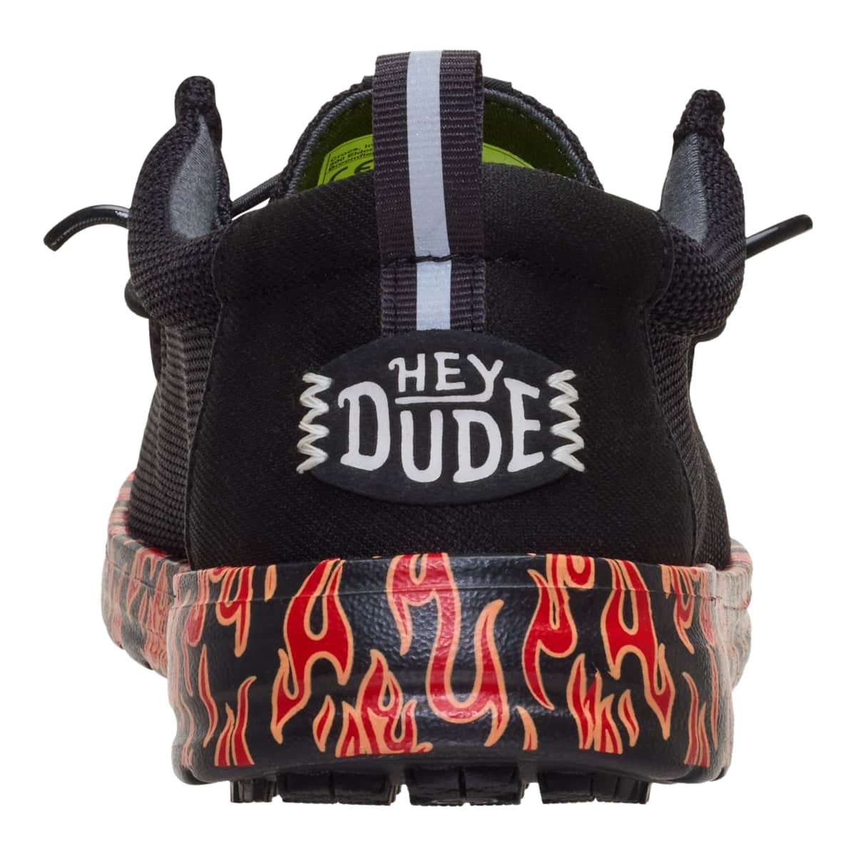 HEYDUDE Men Wally Work CE Slip Resistant, Black Mesh, 13