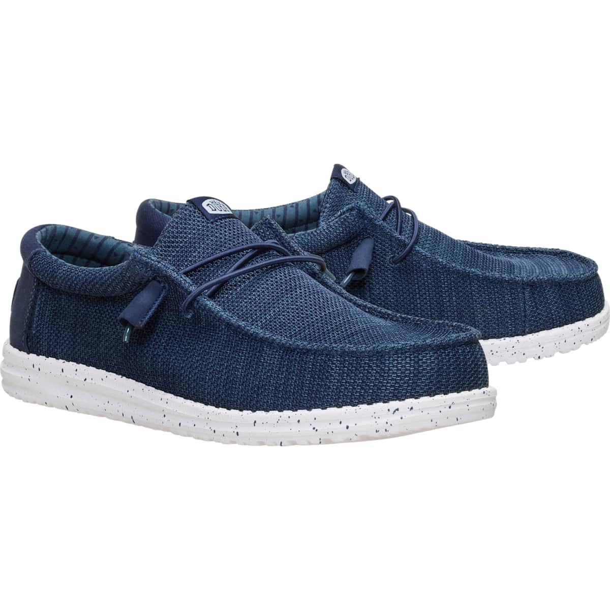 HEYDUDE Wally Stretch Sox Wide, Navy, 12