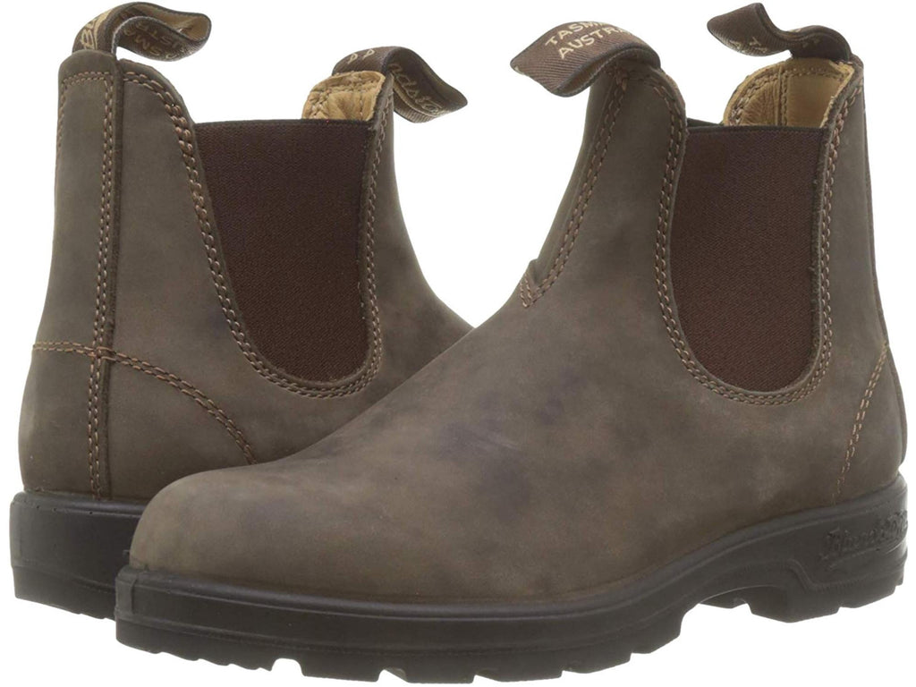 Blundstone Unisex 550 Rugged Lux Boot, Rustic Brown, Size 8.0