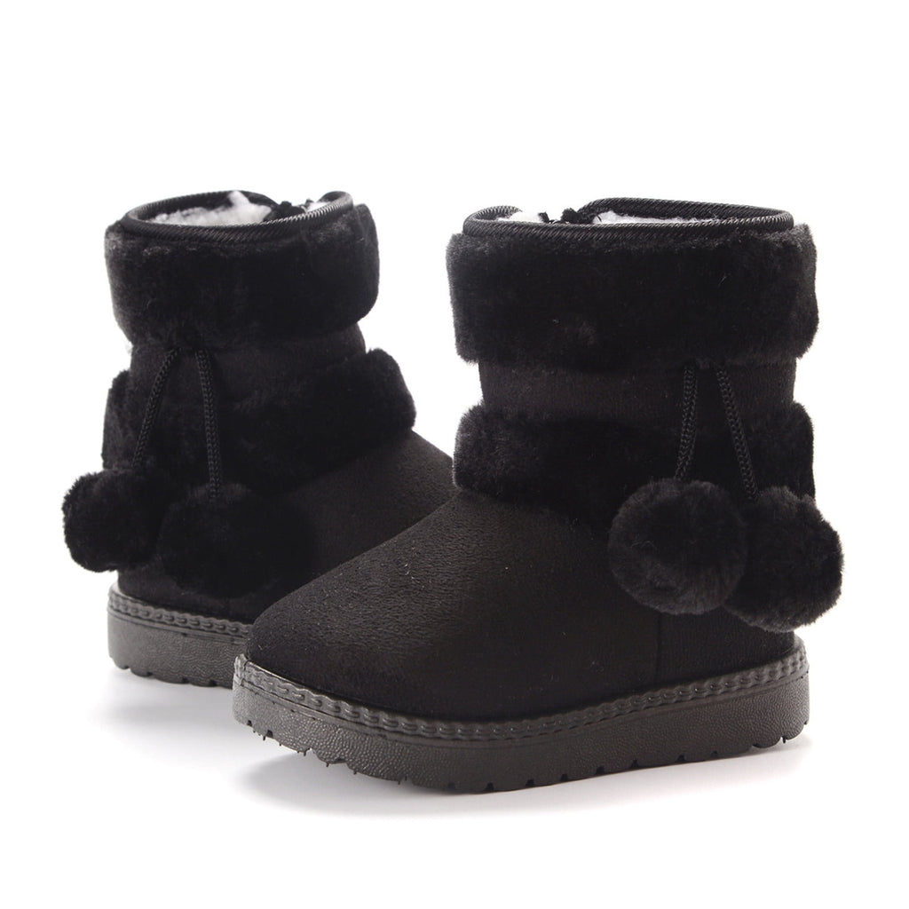 Boots Gift for Girls Girl's Winter Snow Boots Warm Faux Fur Lined Short Fashion Boot(Toddler/Little Kid) Save Big