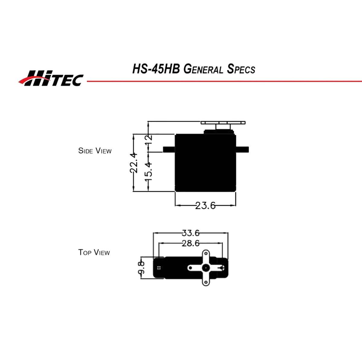 Hitec Hs-45Hb Premium Feather Servo