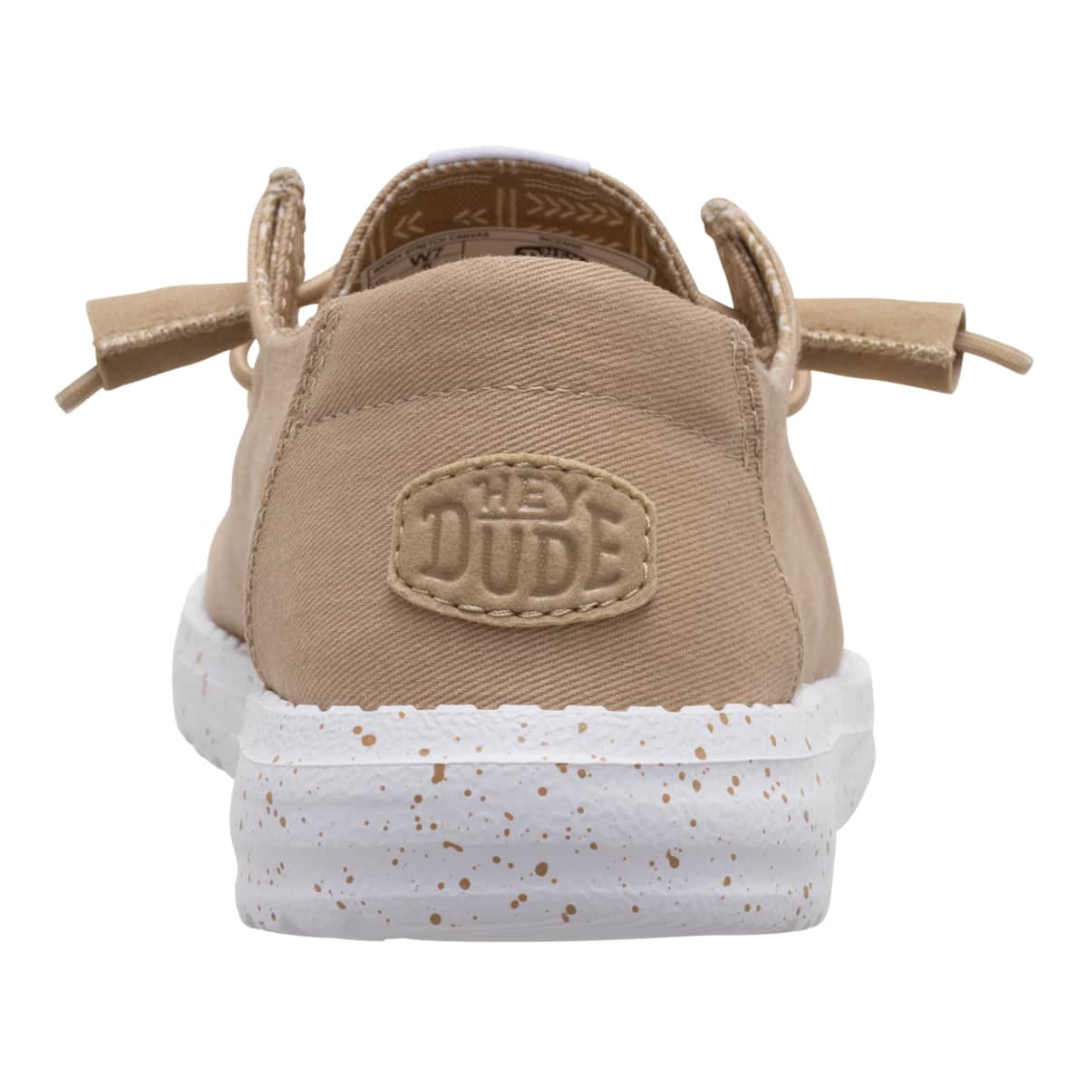 HEYDUDE Women Wendy Stretch Canvas, White, 9