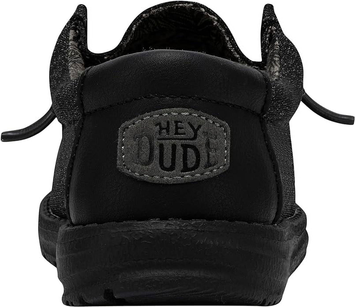 Hey Dude Boy's Shoes Wally Youth Basic Black, 12