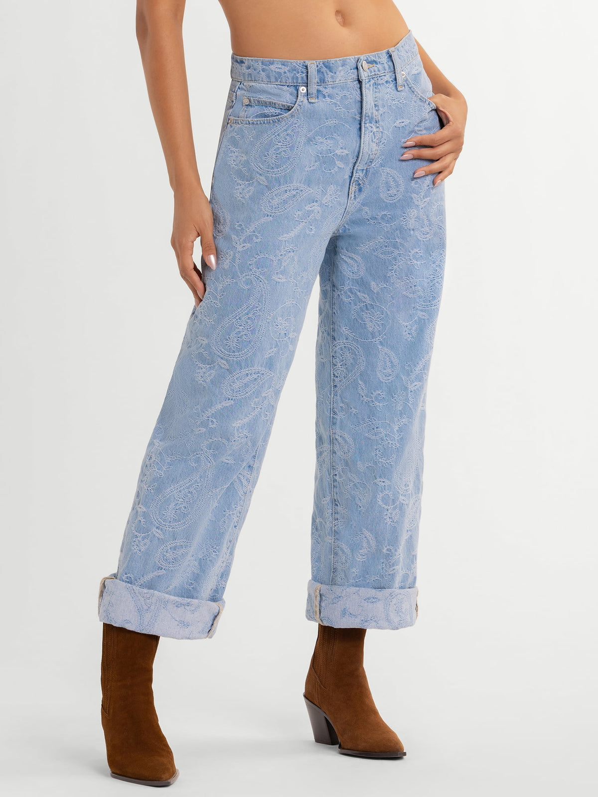 Jessica Simpson Women's Zinnia Wide Leg Jean, Sizes 2-16