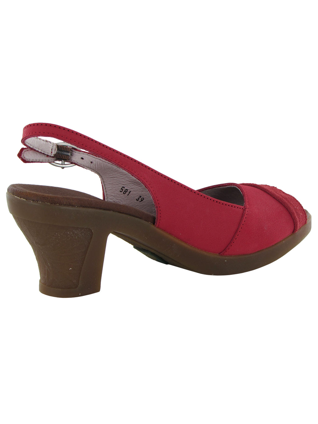 El Naturalista Womens Espiral N581 Slingback Sandal Shoes, Acai, EU 39 / US 8.5