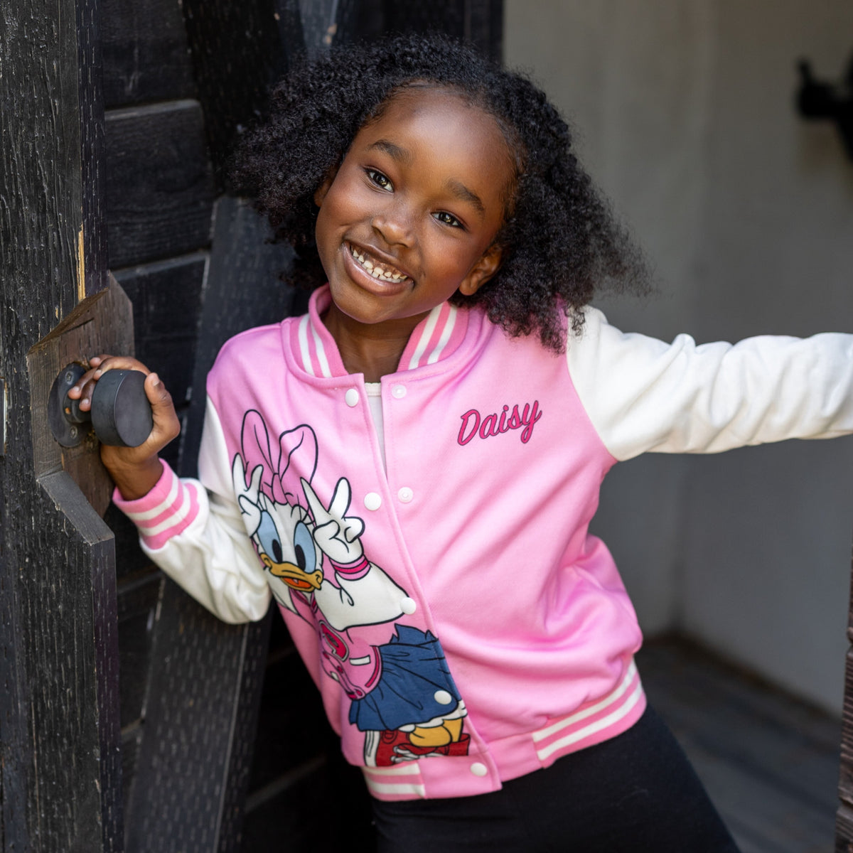 Disney Girls Bomber Jacket Minnie Mouse Colorblock Varsity Lightweight Sweatshirts Gift Fall Spring Sizes 3-10